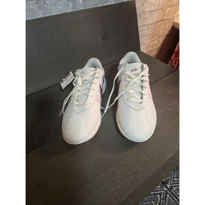 Women's Nike Golf Athletic Shoes Size 7.5 White Burgundy